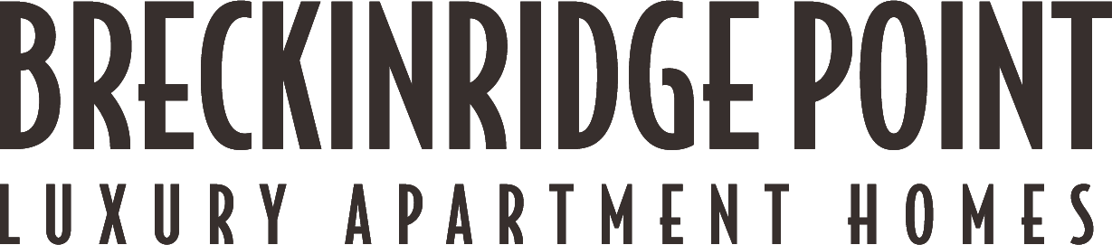 The image is a logo for Breckinridge Point Luxury Apartment Homes.